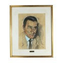 Acuarela realizada durante el periodo 1993-1995 por Josep Marfá - Retrato del Sr. Miquel Porter i Moix
